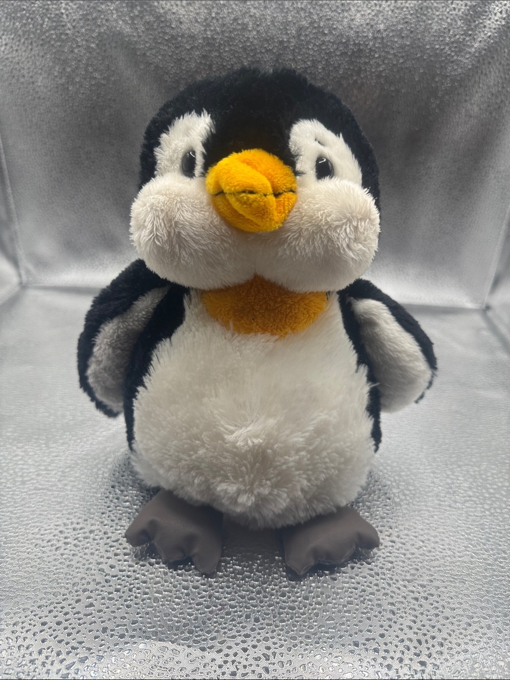 Webkinz Penguin Plush Penguin Bird Toy - Black, White & Yellow Soft Stuffed Pet